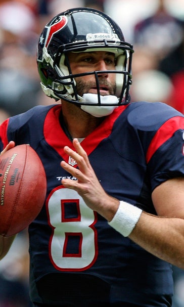 Texans QB Schaub traded to Raiders